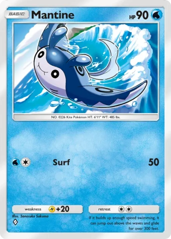 Mantine card front