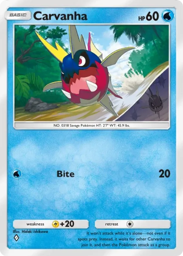 Carvanha card front