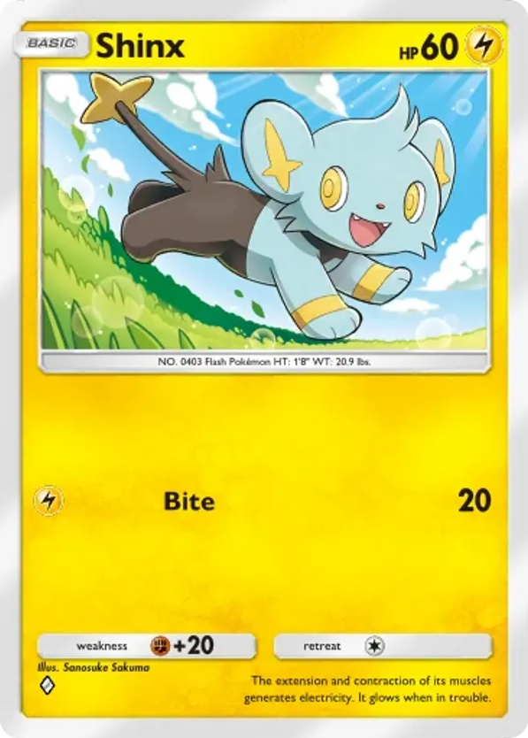 Shinx card front