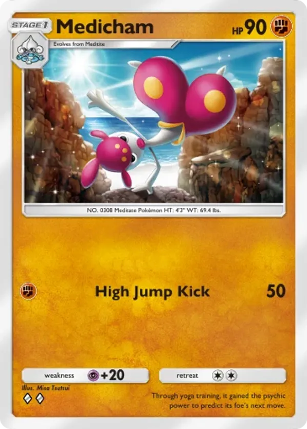 Medicham card front