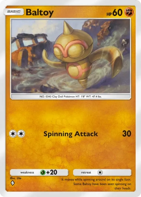 Baltoy card front