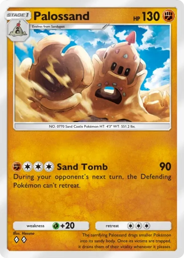 Palossand card front