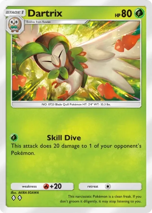 Dartrix card front