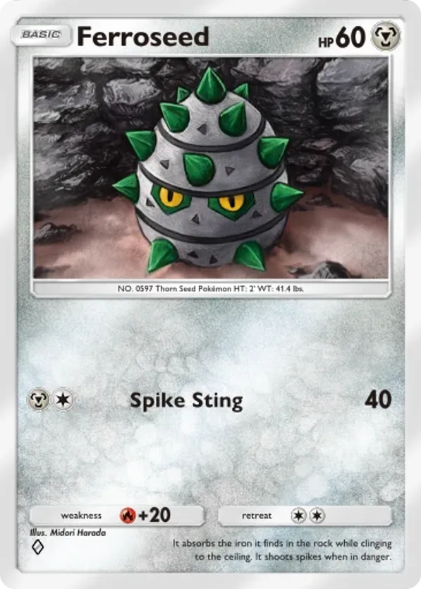 Ferroseed card front