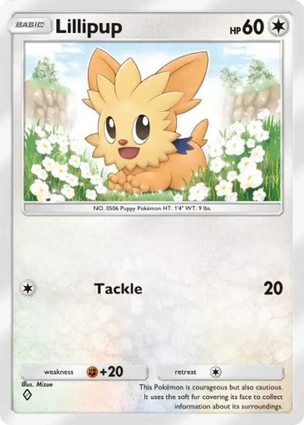 Lillipup card front