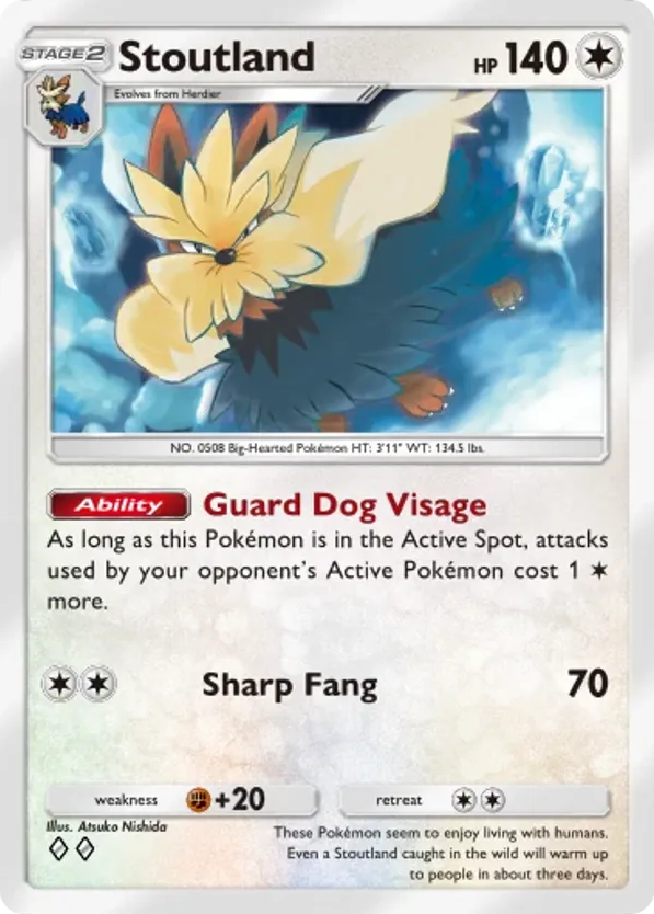 Stoutland card front