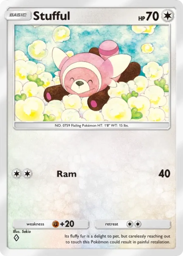 Stufful card front