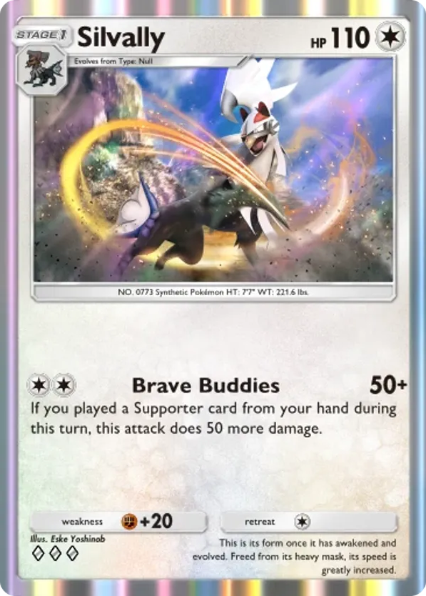 Silvally card front