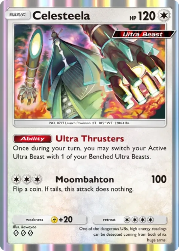 Celesteela card front