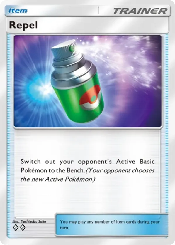 Repel card front