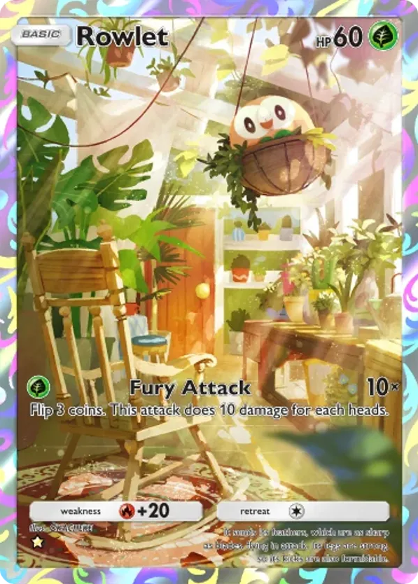 Rowlet card front