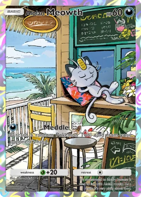 Alolan Meowth card front
