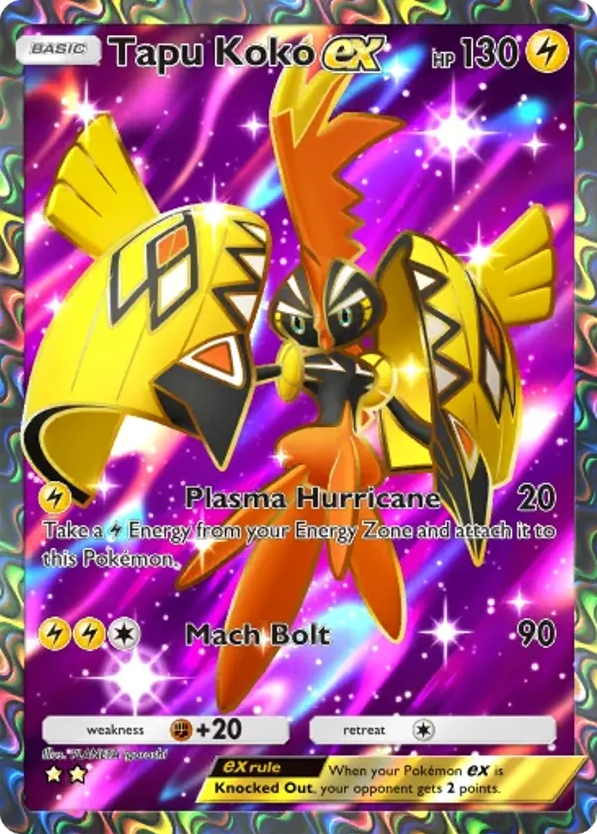 Tapu Koko ex card front