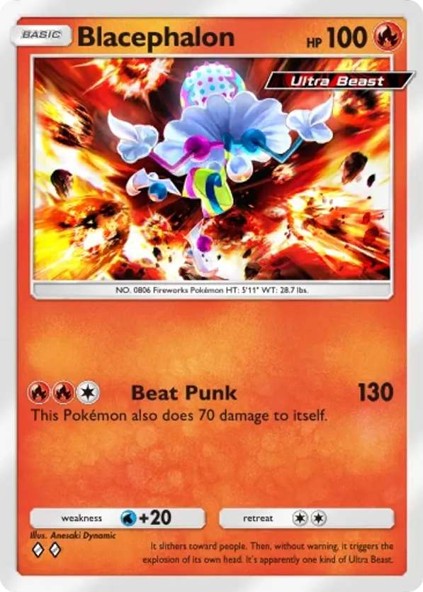 Blacephalon card front