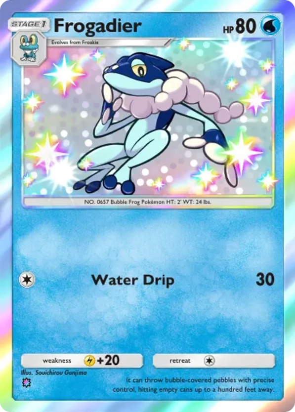 Frogadier card front