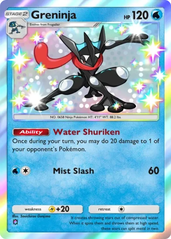 Greninja card front