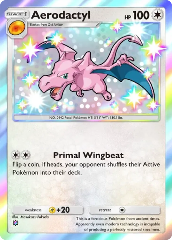 Aerodactyl card front