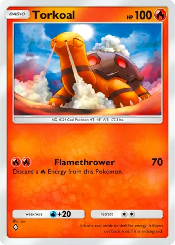 Torkoal card front