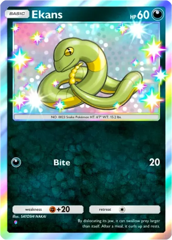 Ekans card front
