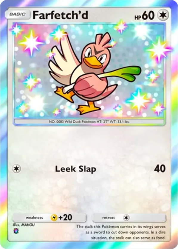 Farfetch'd card front