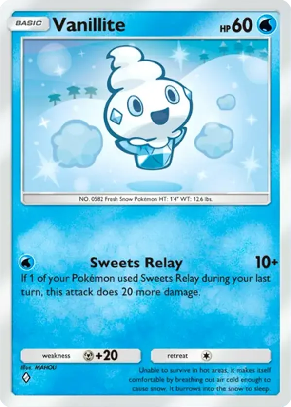 Vanillite card front
