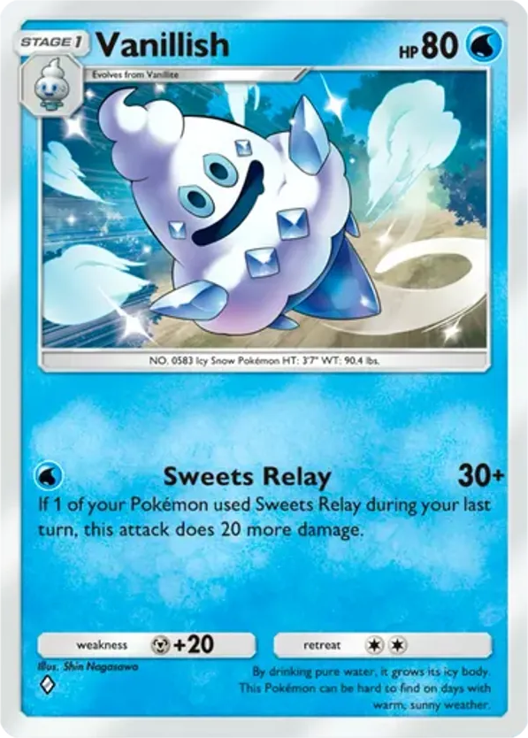 Vanillish card front