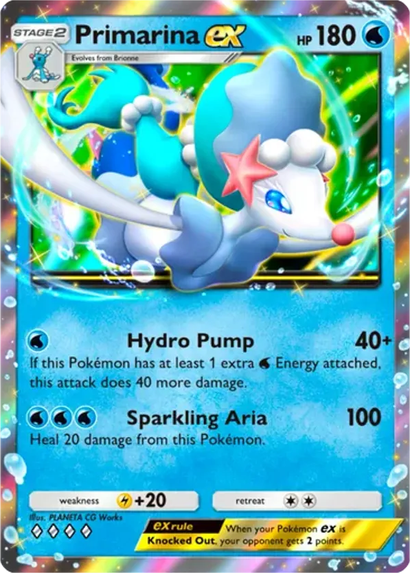 Primarina ex card front