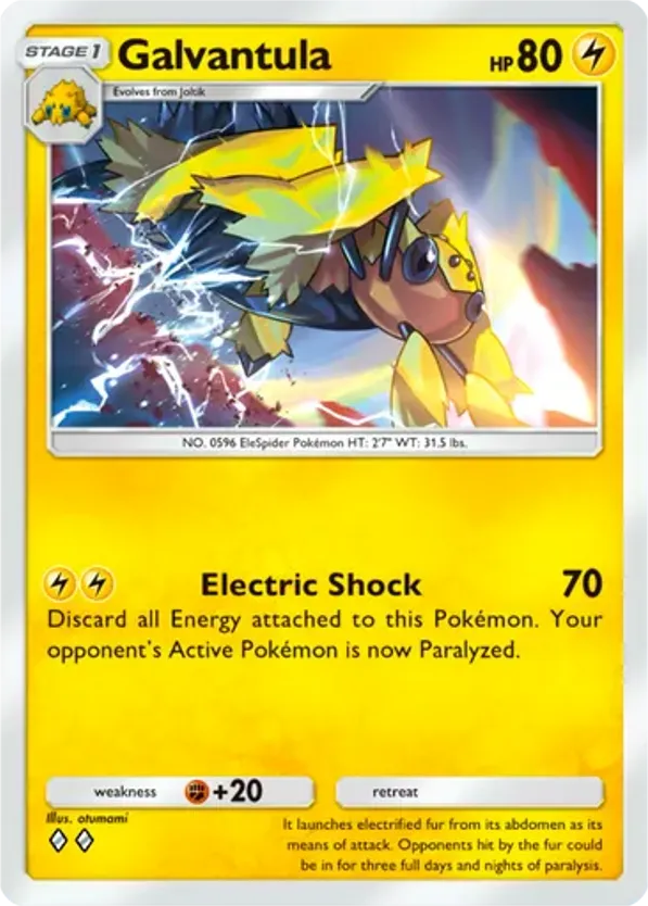 Galvantula card front
