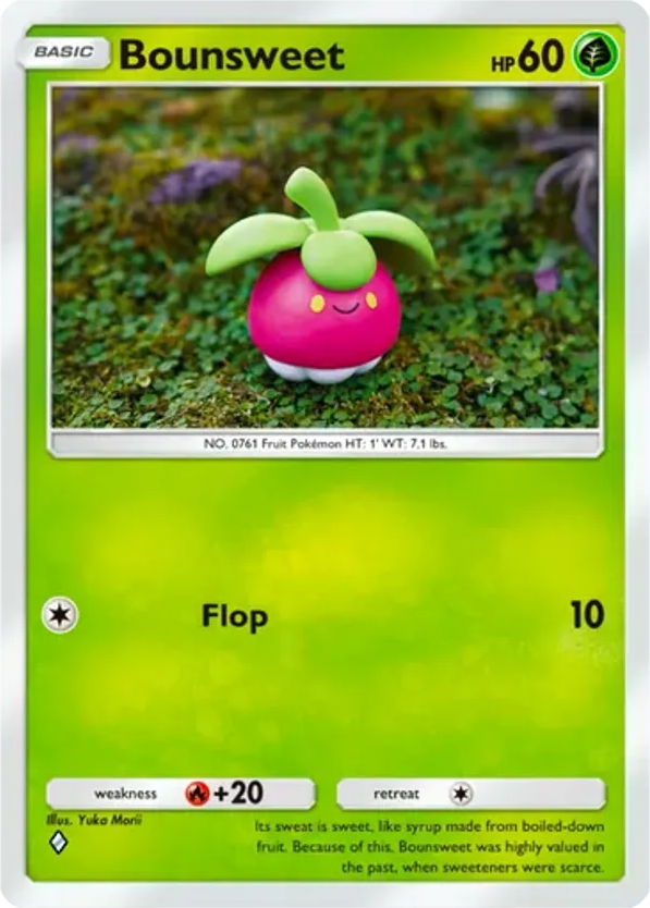 Bounsweet card front