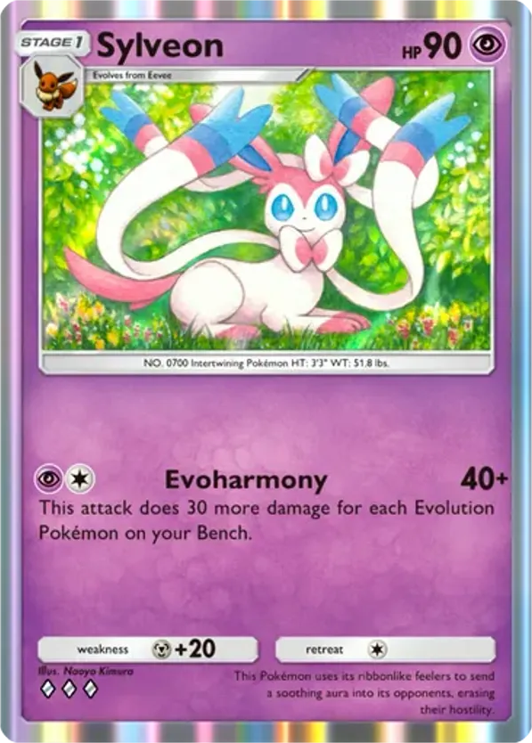 Sylveon card front