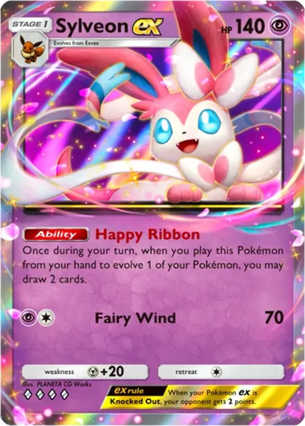 Sylveon ex card front