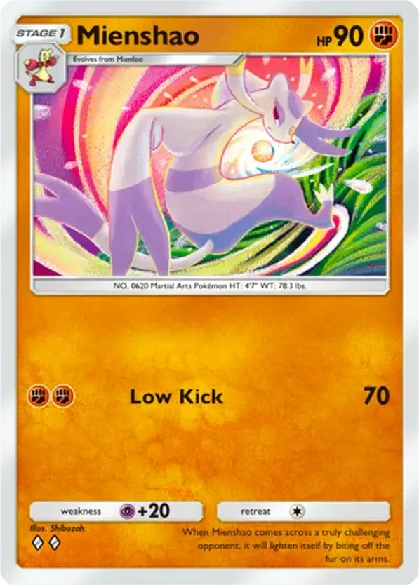Mienshao card front