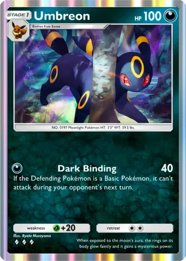 Umbreon card front