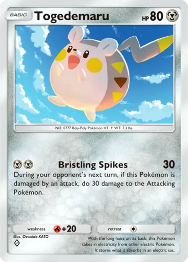Togedemaru card front