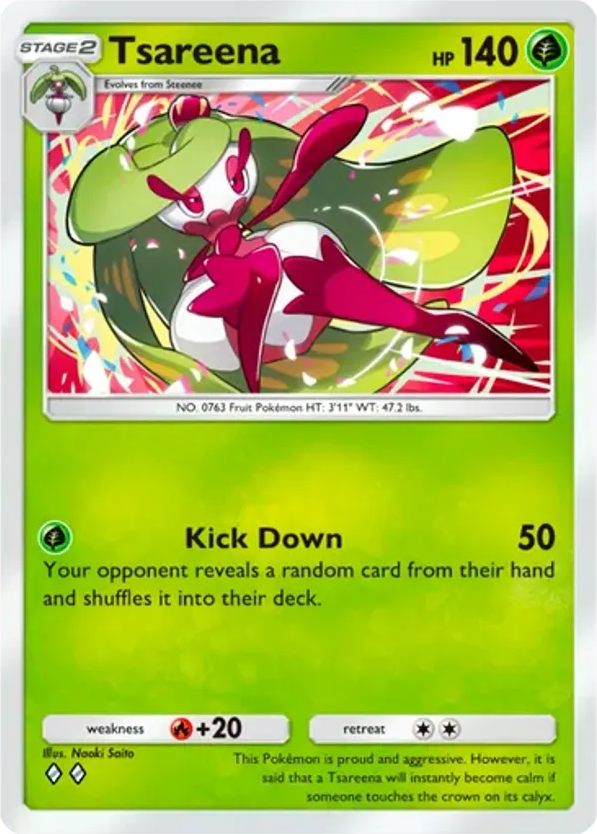 Tsareena card front