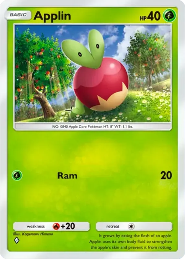 Applin card front