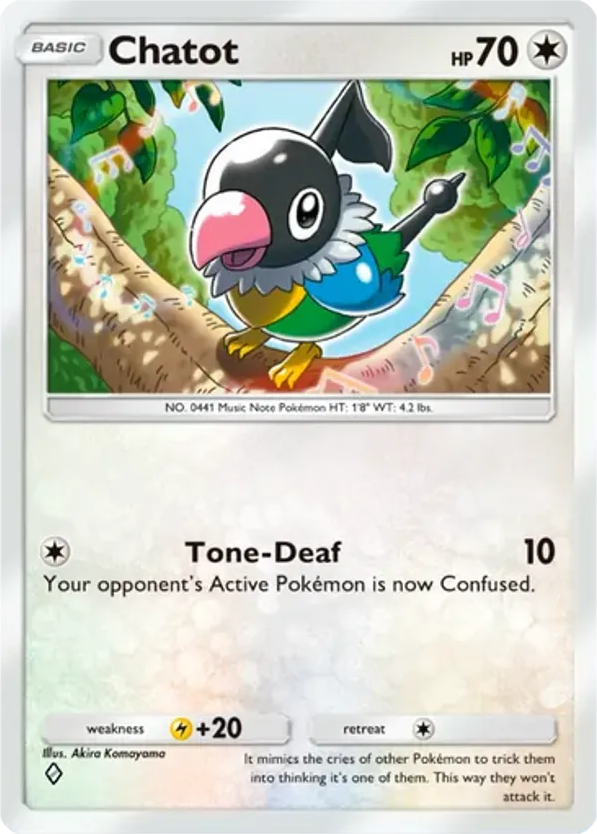 Chatot card front