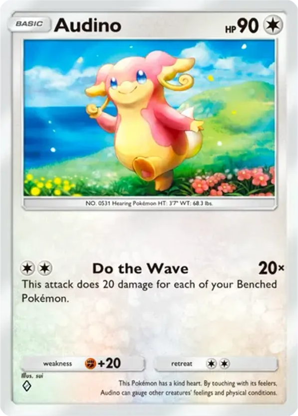 Audino card front