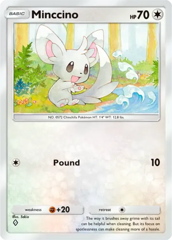 Minccino card front