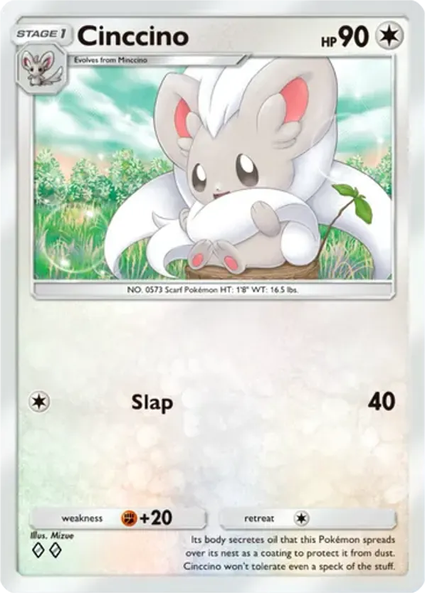 Cinccino card front