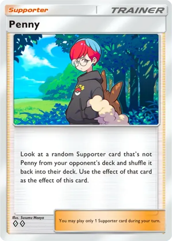Penny card front