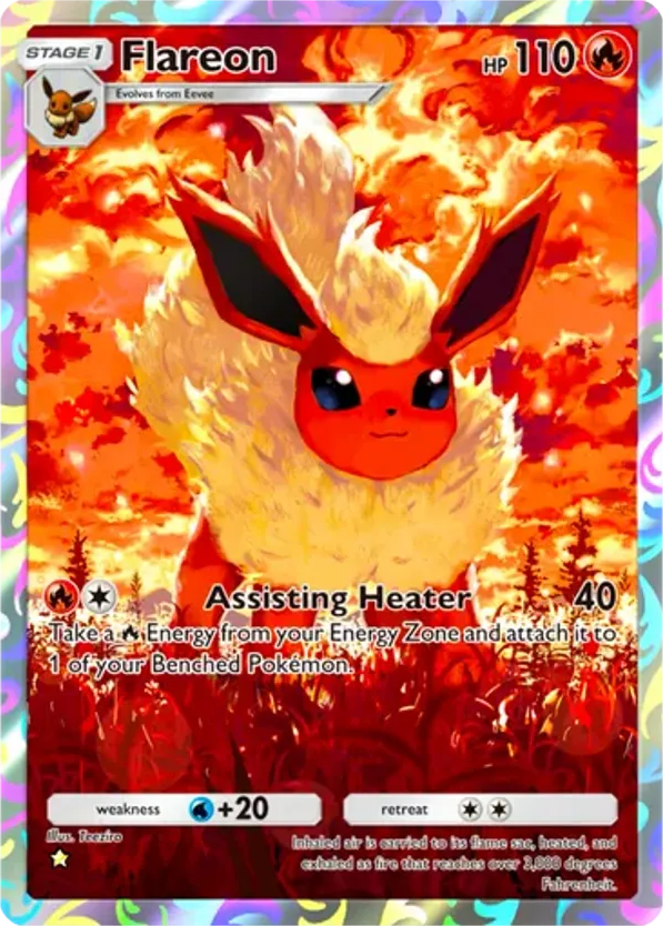 Flareon card front