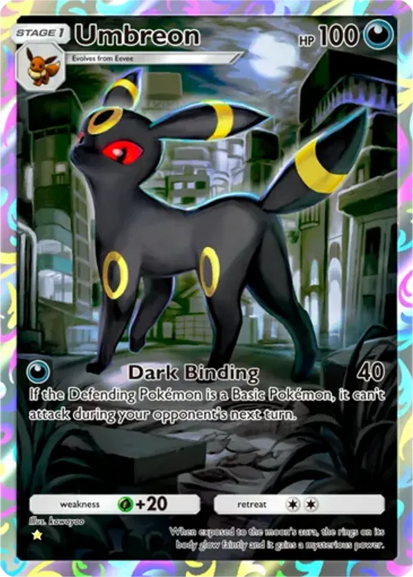 Umbreon card front