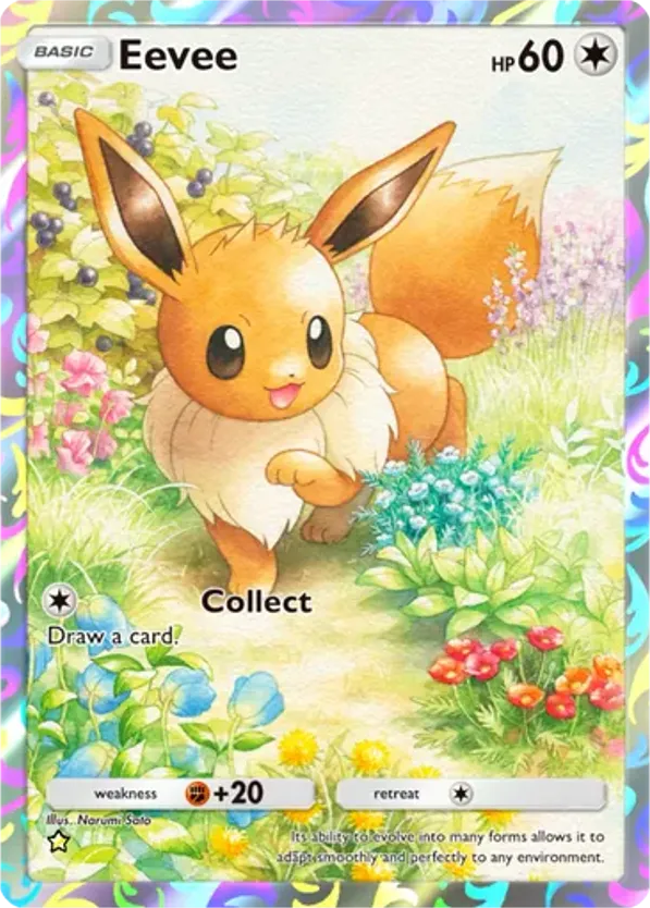 Eevee card front