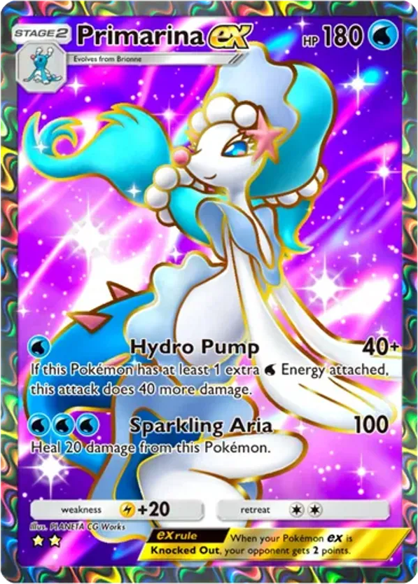Primarina ex card front