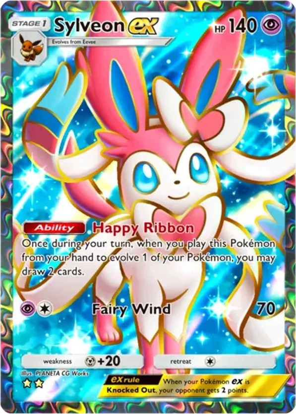 Sylveon ex card front