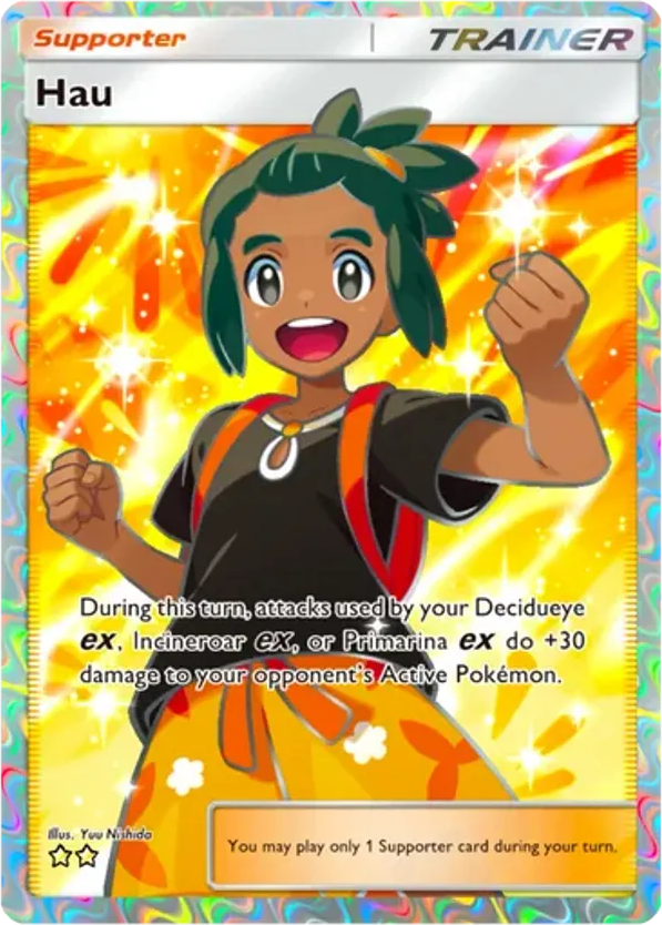 Hau card front