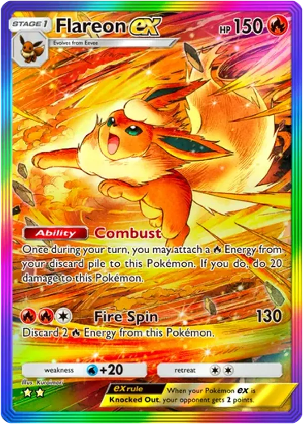 Flareon ex card front