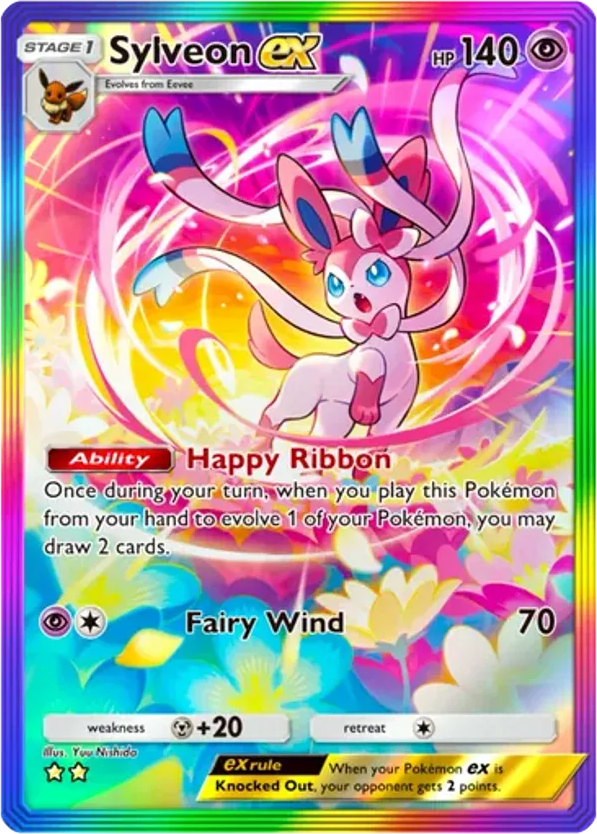 Sylveon ex card front