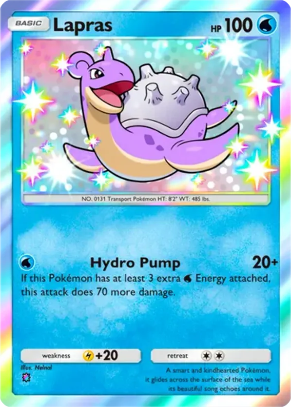 Lapras card front
